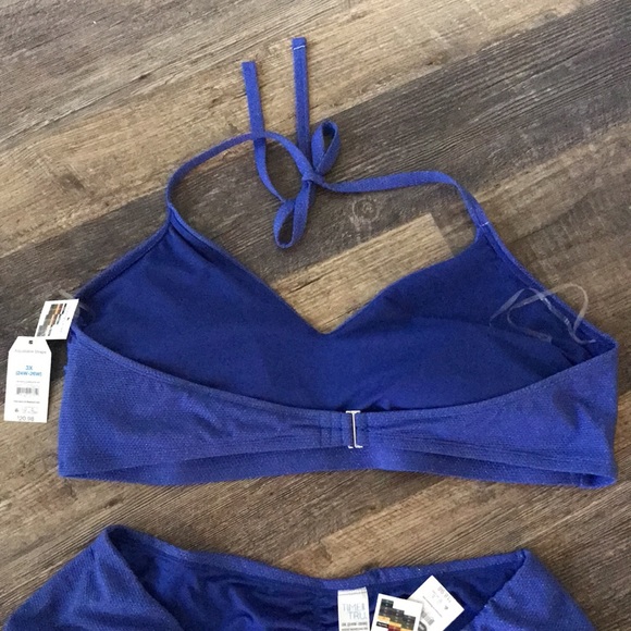 Time and Tru Blue Sparky Bikini Set - Picture 8 of 10